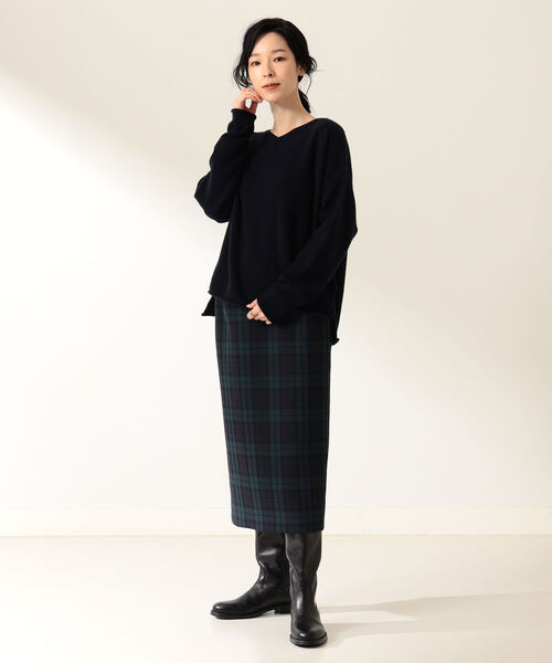 Demi-Luxe BEAMS（デミルクス ビームス）の「Demi-Luxe BEAMS / チェック セミタイト スカート（スカート・レディース・その他1・40/38/36/34）」の4枚目の写真