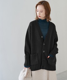 ROPE' PICNIC（ロペピクニック）の「【WEB限定カラー:レッド】バンドンニットミドル丈カーディガン（カーディガン/ボレロ）」