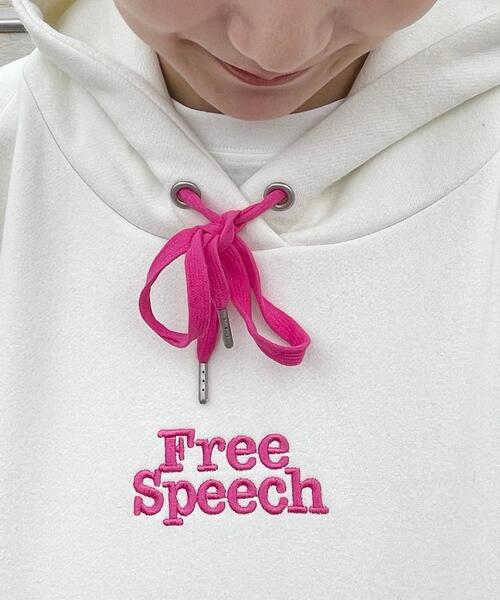 coen（コーエン）の「FreeSpeech(フリースピーチ)裏起毛フーディー（パーカー・レディース・ダークグリーン/オフホワイト・L/M）」の19枚目の写真