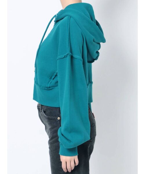 jouetie(ジュエティ)の「ショートフーディ(パーカー・レディース・ブラック/ブルー/グリーン/レッド・MEDIUM)」の14枚目の写真