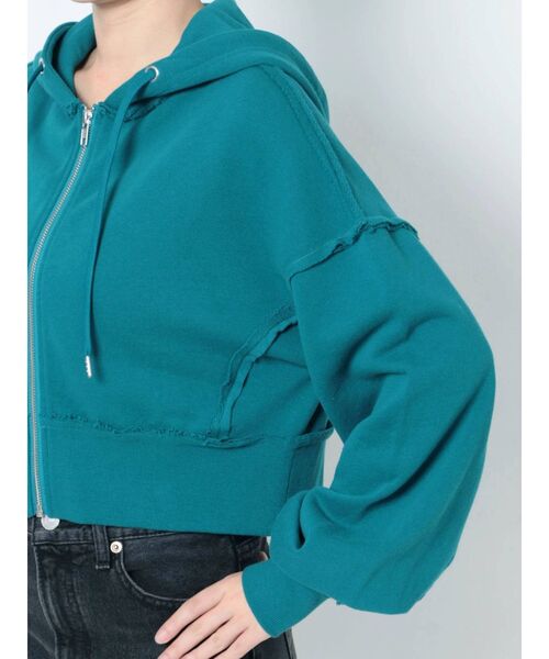 jouetie(ジュエティ)の「ショートフーディ(パーカー・レディース・ブラック/ブルー/グリーン/レッド・MEDIUM)」の17枚目の写真