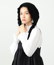 CAROLINA GLASER（カロリナ グレイサー）の「CAROLINA GLASER / ニット スカラップ帽（ニットキャップ/ビーニー）」