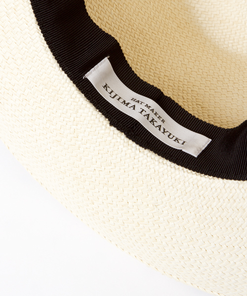 EN ROUTE（アンルート）の「KIJIMA TAKAYUKI（キジマタカユキ） STRAW HAT（ハット・レディース・オフホワイト/ブラック・1）」の5枚目の写真