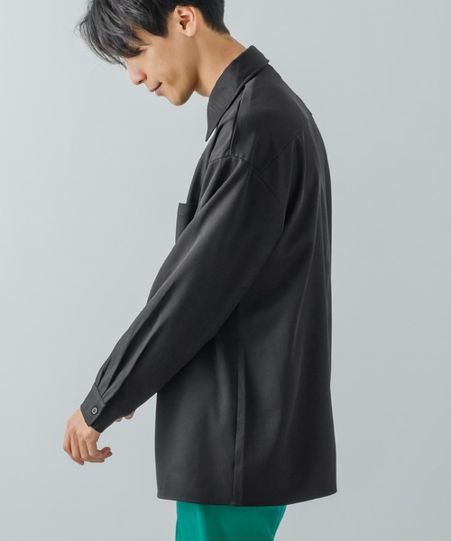 improves（インプローブス）の「【improves】とろみ素材 レギュラーカラー シャツ（シャツ/ブラウス・メンズ・ブラック系その他/ホワイト系その他/ホワイト/チャコール/ブラック/グレイッシュベージュ・MEDIUM/LARGE）」の22枚目の写真