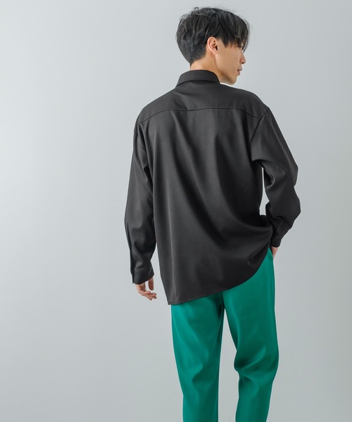 improves（インプローブス）の「【improves】とろみ素材 レギュラーカラー シャツ（シャツ/ブラウス・メンズ・ブラック系その他/ホワイト系その他/ホワイト/チャコール/ブラック/グレイッシュベージュ・MEDIUM/LARGE）」の21枚目の写真