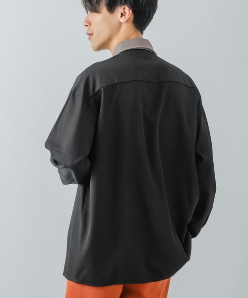 improves（インプローブス）の「【improves】とろみ素材 レギュラーカラー シャツ（シャツ/ブラウス・メンズ・ブラック系その他/ホワイト系その他/ホワイト/チャコール/ブラック/グレイッシュベージュ・MEDIUM/LARGE）」の18枚目の写真