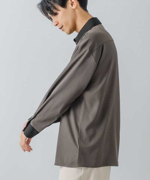 improves（インプローブス）の「【improves】とろみ素材 レギュラーカラー シャツ（シャツ/ブラウス・メンズ・ブラック系その他/ホワイト系その他/ホワイト/チャコール/ブラック/グレイッシュベージュ・MEDIUM/LARGE）」の16枚目の写真