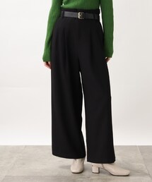 grove | ベルト付き ハイウエストワイドパンツ(その他パンツ)