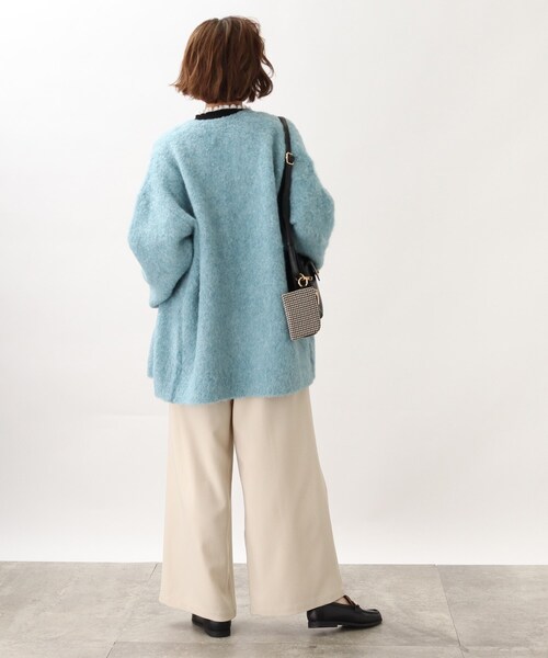 grove（グローブ）の「◆ベルト付き ハイウエストワイドパンツ（その他パンツ・レディース・ダークブラウン/アイボリー/ブラック・02/03/04/01/05）」の17枚目の写真