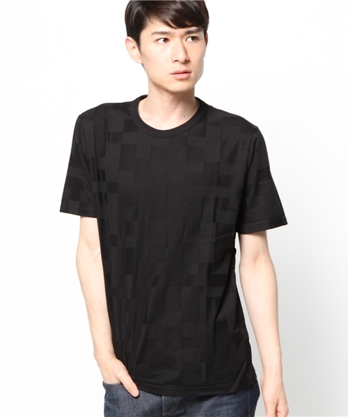 EDIFICE（エディフィス）の「◇40/2シルケットリンクス クルーネックショートスリーブ（Tシャツ/カットソー・メンズ・ブラック/チャコールグレー/ホワイト・46/44/48）」の13枚目の写真