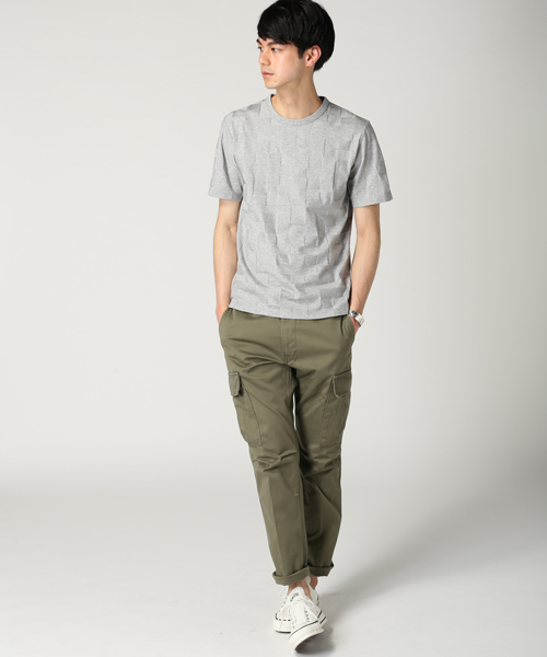 EDIFICE（エディフィス）の「◇40/2シルケットリンクス クルーネックショートスリーブ（Tシャツ/カットソー・メンズ・ブラック/チャコールグレー/ホワイト・46/44/48）」の15枚目の写真