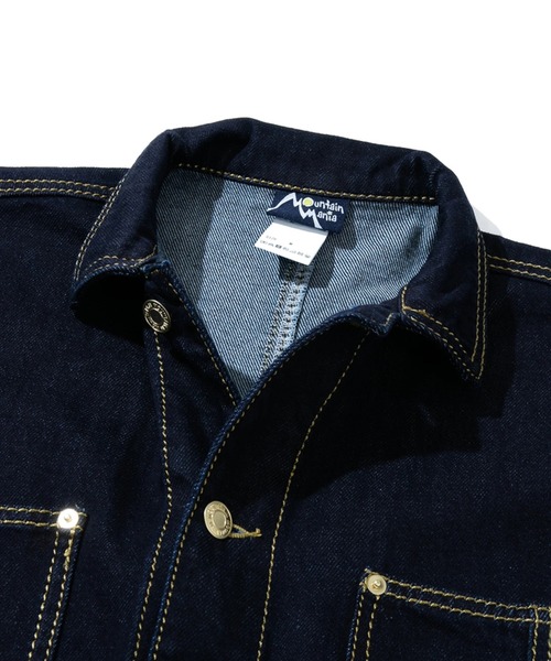 Mountain Mania(マウンテンマニア)の「Mountain Mania/マウンテンマニア OSTITCH SHIRTS JACKET(ブルゾン・メンズ・ブラック/インディゴブルー/キャメル・MEDIUM/LARGE/X-LARGE)」の5枚目の写真