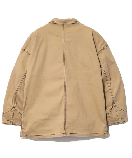 Mountain Mania(マウンテンマニア)の「Mountain Mania/マウンテンマニア OSTITCH SHIRTS JACKET(ブルゾン・メンズ・ブラック/インディゴブルー/キャメル・MEDIUM/LARGE/X-LARGE)」の12枚目の写真
