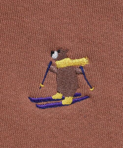 coen（コーエン）の「ワンポイント刺繍ウィンターベア裏起毛パーカー(WEB限定カラー)（パーカー・メンズ・ホワイト/ケリーグリーン/ネイビー/モカ/ブラック/ベージュ・S/L/XL/M）」の17枚目の写真