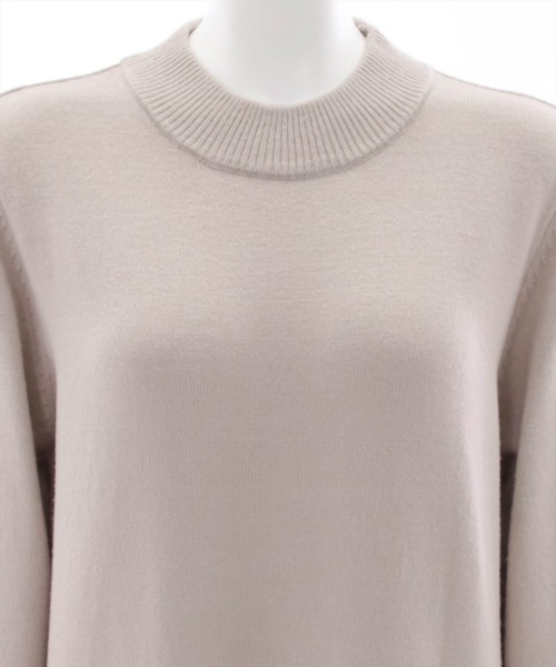 clear（クリア）の「裾フレアニットワンピース（ワンピース・レディース・グレイッシュベージュ/アイボリー/ブラック・F）」の8枚目の写真