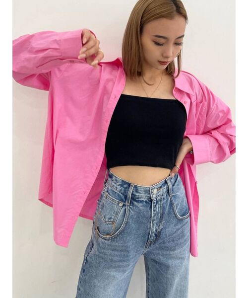 EMODA（エモダ）の「スプリングカラーシャツ（シャツ/ブラウス・レディース・ブルー/ホワイト/グリーン/ピンク・FREE）」の22枚目の写真