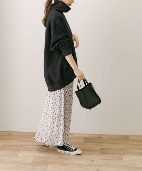 URBAN RESEARCH Sonny Label（アーバンリサーチサニーレーベル）の「スモールフラワードットプリントスカート（スカート・レディース・ネイビー/オレンジ・FREE）」の18枚目の写真