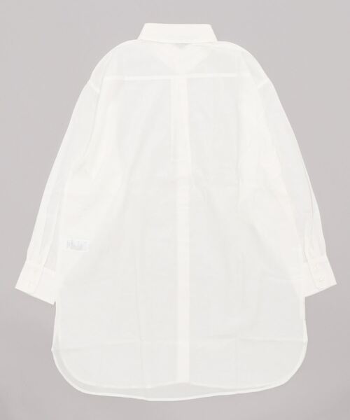 coca（coca）（コカ）の「オックスロングシャツ（シャツ/ブラウス・レディース・ストライプ/ホワイト/ライトブルー・M/L）」の4枚目の写真