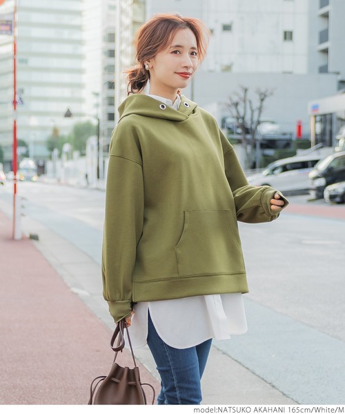 coca（coca）（コカ）の「オックスロングシャツ（シャツ/ブラウス・レディース・ストライプ/ホワイト/ライトブルー・M/L）」の20枚目の写真