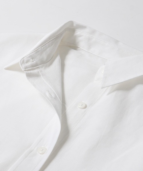 coca（coca）（コカ）の「オックスロングシャツ（シャツ/ブラウス・レディース・ストライプ/ホワイト/ライトブルー・M/L）」の13枚目の写真