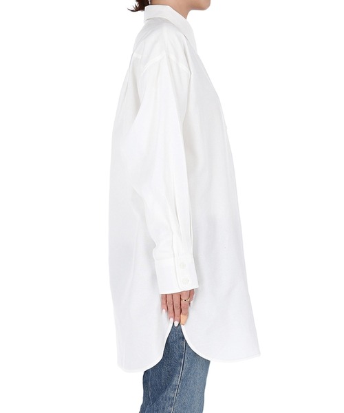 coca（coca）（コカ）の「オックスロングシャツ（シャツ/ブラウス・レディース・ストライプ/ホワイト/ライトブルー・M/L）」の11枚目の写真