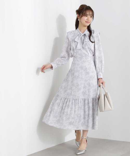 PROPORTION BODY DRESSING（プロポーションボディドレッシング）の「モノトーンブーケフラワースカート / 1213120114（スカート・レディース・カーキ/パープル・SMALL/MEDIUM）」の21枚目の写真