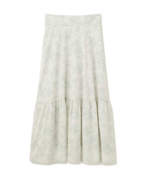 PROPORTION BODY DRESSING（プロポーションボディドレッシング）の「モノトーンブーケフラワースカート / 1213120114（スカート・レディース・カーキ/パープル・SMALL/MEDIUM）」の3枚目の写真