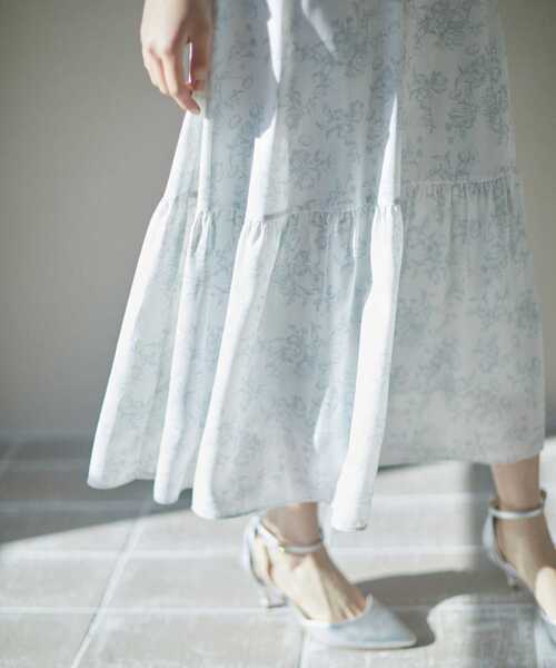 PROPORTION BODY DRESSING（プロポーションボディドレッシング）の「モノトーンブーケフラワースカート / 1213120114（スカート・レディース・カーキ/パープル・SMALL/MEDIUM）」の12枚目の写真