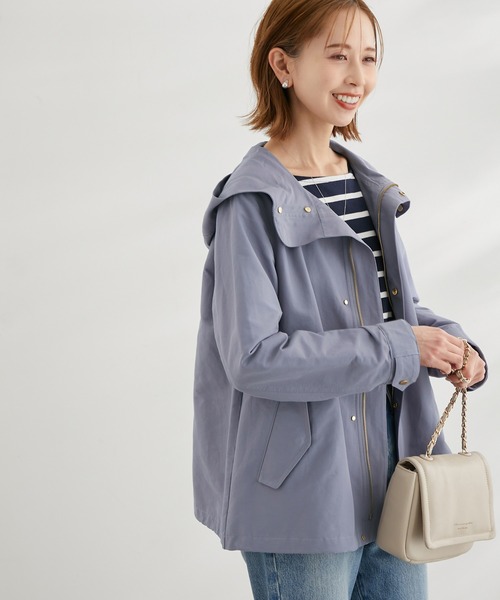 ROPE' PICNIC（ロペピクニック）の「撥水・花粉ガード/マウンテンパーカー/リンクコーデ（マウンテンパーカー・レディース・カーキ/ブルー系その他4/ネイビー/ベージュ・38/40）」の4枚目の写真