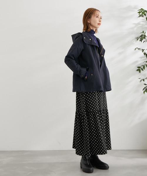 ROPE' PICNIC(ロペピクニック)の「撥水・花粉ガード/マウンテンパーカー/リンクコーデ(マウンテンパーカー・レディース・カーキ/ブルー系その他4/ネイビー/ベージュ・38/40)」の12枚目の写真