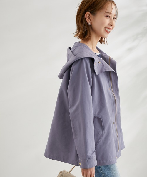 ROPE' PICNIC（ロペピクニック）の「撥水・花粉ガード/マウンテンパーカー/リンクコーデ（マウンテンパーカー・レディース・カーキ/ブルー系その他4/ネイビー/ベージュ・38/40）」の18枚目の写真