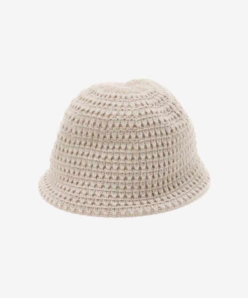 le.coeur blanc（ルクールブラン）の「ラムウールバケットハット（ハット・レディース・ベージュ/ブラック・FREE）」の3枚目の写真