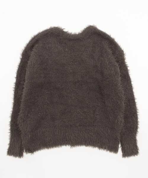 Te chichi(テチチ)の「シャギーカーディガン(カーディガン/ボレロ・レディース・ベージュ/グレー/チャコール・フリ-)」の4枚目の写真