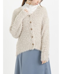 シャギーカーディガン