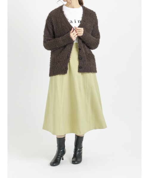 Te chichi(テチチ)の「シャギーカーディガン(カーディガン/ボレロ・レディース・ベージュ/グレー/チャコール・フリ-)」の11枚目の写真