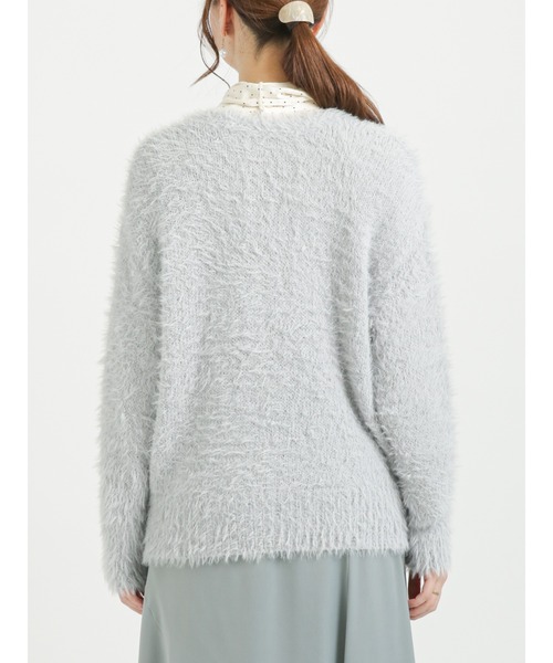 Te chichi(テチチ)の「シャギーカーディガン(カーディガン/ボレロ・レディース・ベージュ/グレー/チャコール・フリ-)」の7枚目の写真