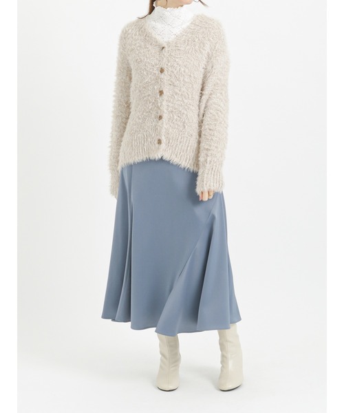 Te chichi(テチチ)の「シャギーカーディガン(カーディガン/ボレロ・レディース・ベージュ/グレー/チャコール・フリ-)」の10枚目の写真