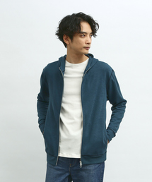 リラックス ジップアップ パーカー