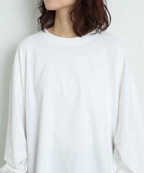 CIAOPANIC TYPY（チャオパニックティピー）の「【新色追加】【ZOZOTOWN限定】ボリュームスリーブTee（Tシャツ/カットソー・レディース・ピンク/イエロー/オフホワイト/チャコールグレー/ネイビー/アイボリー/グレー・ONE SIZE）」の20枚目の写真