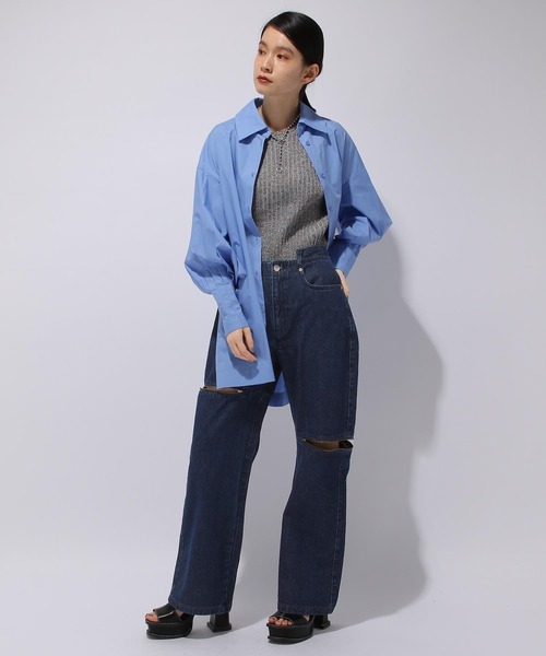 HARE（ハレ）の「ZIPスリットデニムパンツ(HARE)（デニムパンツ）」 - WEAR