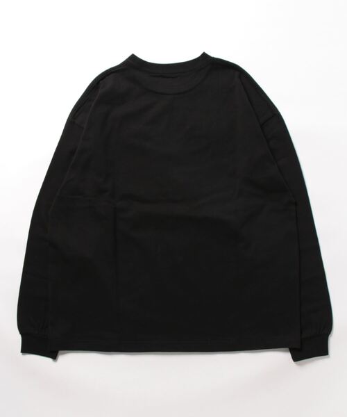 ベリンダ　リフレクティブプリント 黒 ロンT BENDER TOKYO tシャツ 「BENDER TOKYO」古着風 レトロ バンド