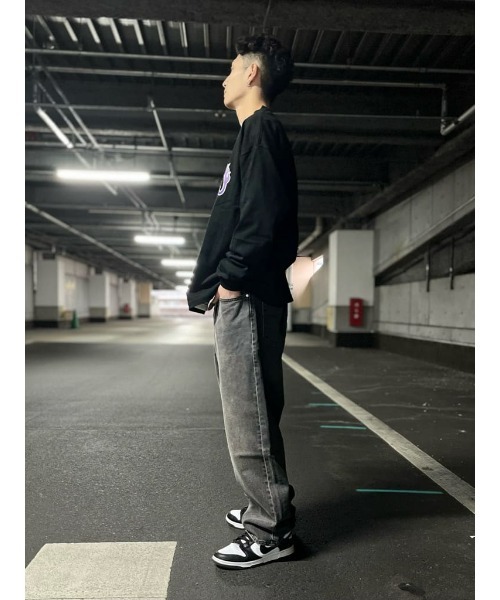 Refurbish（リファービッシュ）の「【Refurbish】ファイヤープリントロンＴ（Tシャツ/カットソー・メンズ・オフホワイト/イエロー/パープル/ブラック・M/XL/L/S）」の11枚目の写真