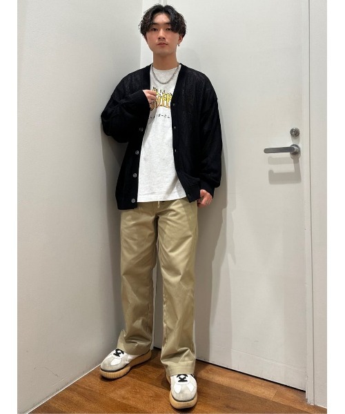 Refurbish（リファービッシュ）の「【Refurbish】ファイヤープリントロンＴ（Tシャツ/カットソー・メンズ・オフホワイト/イエロー/パープル/ブラック・M/XL/L/S）」の13枚目の写真