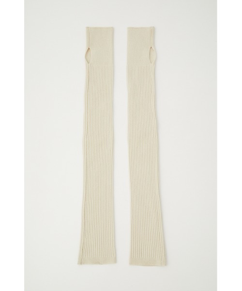 SLY（スライ）の「COTTON ARM WARMER コットン アームウォーマー アームカバー（アームカバー・レディース・グリーン/アイボリー/ブラック・FREE）」の5枚目の写真