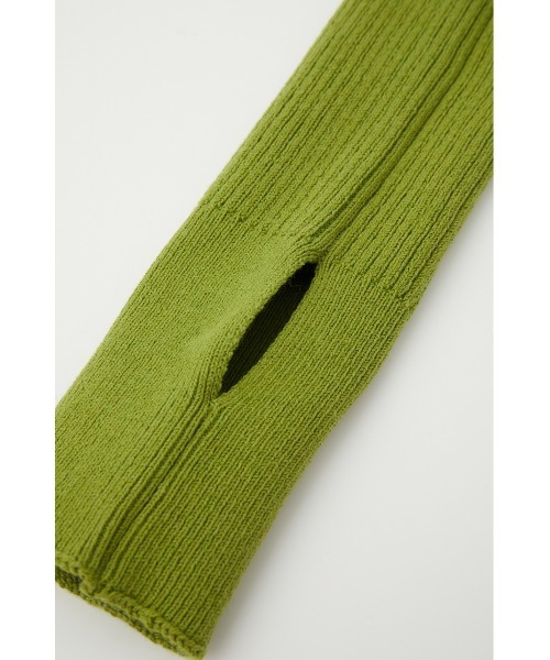 SLY（スライ）の「COTTON ARM WARMER コットン アームウォーマー アームカバー（アームカバー・レディース・グリーン/アイボリー/ブラック・FREE）」の16枚目の写真