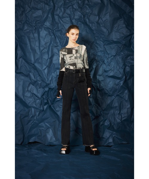 SLY（スライ）の「COTTON ARM WARMER コットン アームウォーマー アームカバー（アームカバー・レディース・グリーン/アイボリー/ブラック・FREE）」の19枚目の写真