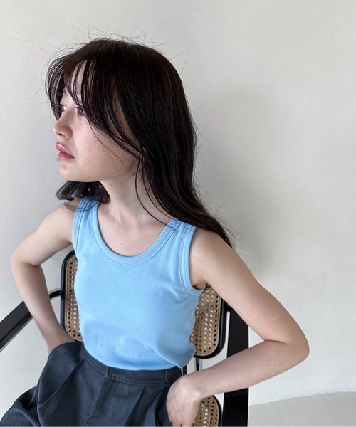 feepur(フェピュール)の「カップ付きリブタンクトップ(タンクトップ・レディース・ホワイト/サックスブルー/ピンクベージュ/ブラック・MEDIUM)」の16枚目の写真