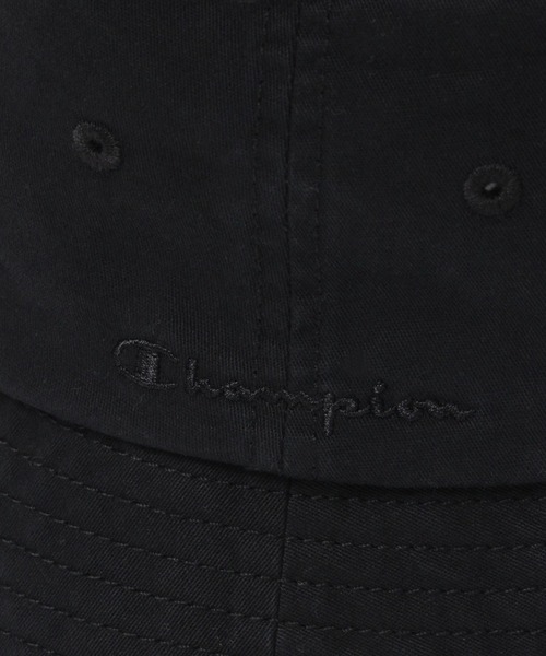 Champion（チャンピオン）の「【Champion(チャンピオン）】ツイルバケットハット（ハット・レディース・オフホワイト/ブラック・FREE）」の4枚目の写真
