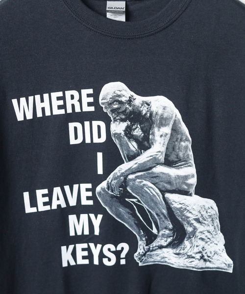 ARCHIVER(アーカイバ)の「【W】【it】【UT19】2271BK THINKER KEYS(Tシャツ/カットソー・メンズ・ブラック・MEDIUM/LARGE/X-LARGE)」の4枚目の写真