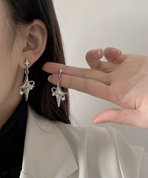 HALEY PESCA/【Y2Kコーデに】【韓国スタイル】キラキラモチーフチャームピアス